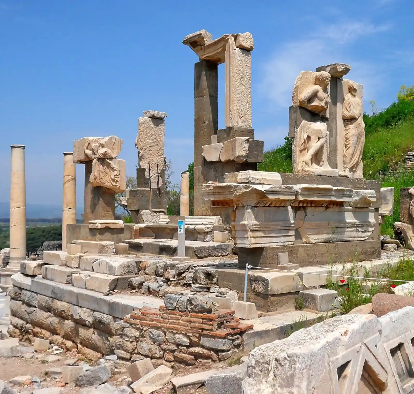 Hadrian’s Temple in Ephesus in Ancient Ephesus