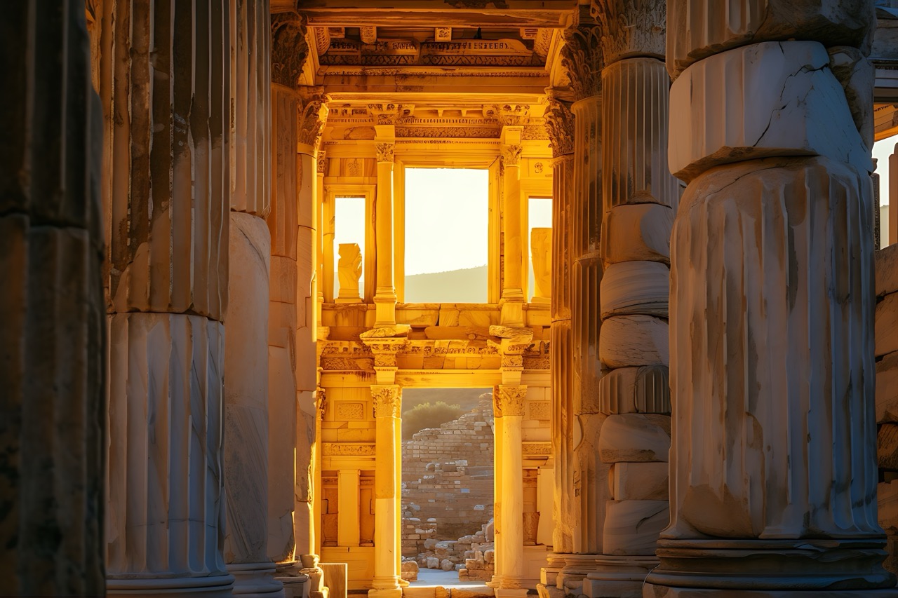 Efes B&uuml;y&uuml;k Tiyatrosu: Antik Eğlence ve Y&ouml;netimin Merkezi