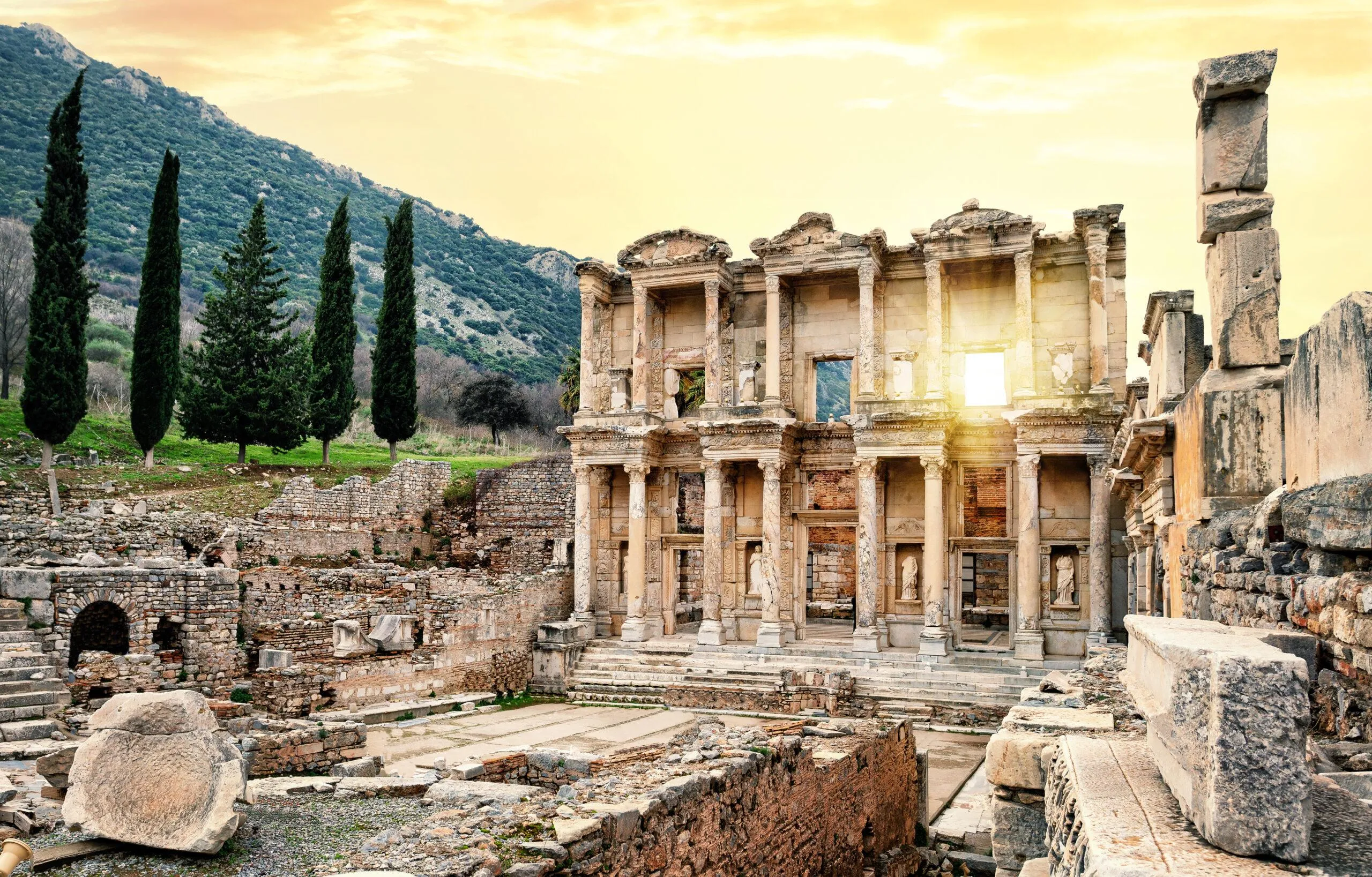The Library of Celsus: A Roman Treasure in the Heart of Ephesus