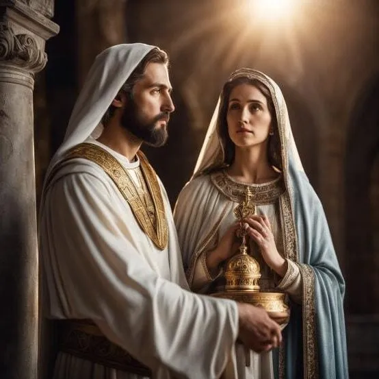 San Juan y la Virgen Mar&iacute;a en &Eacute;feso